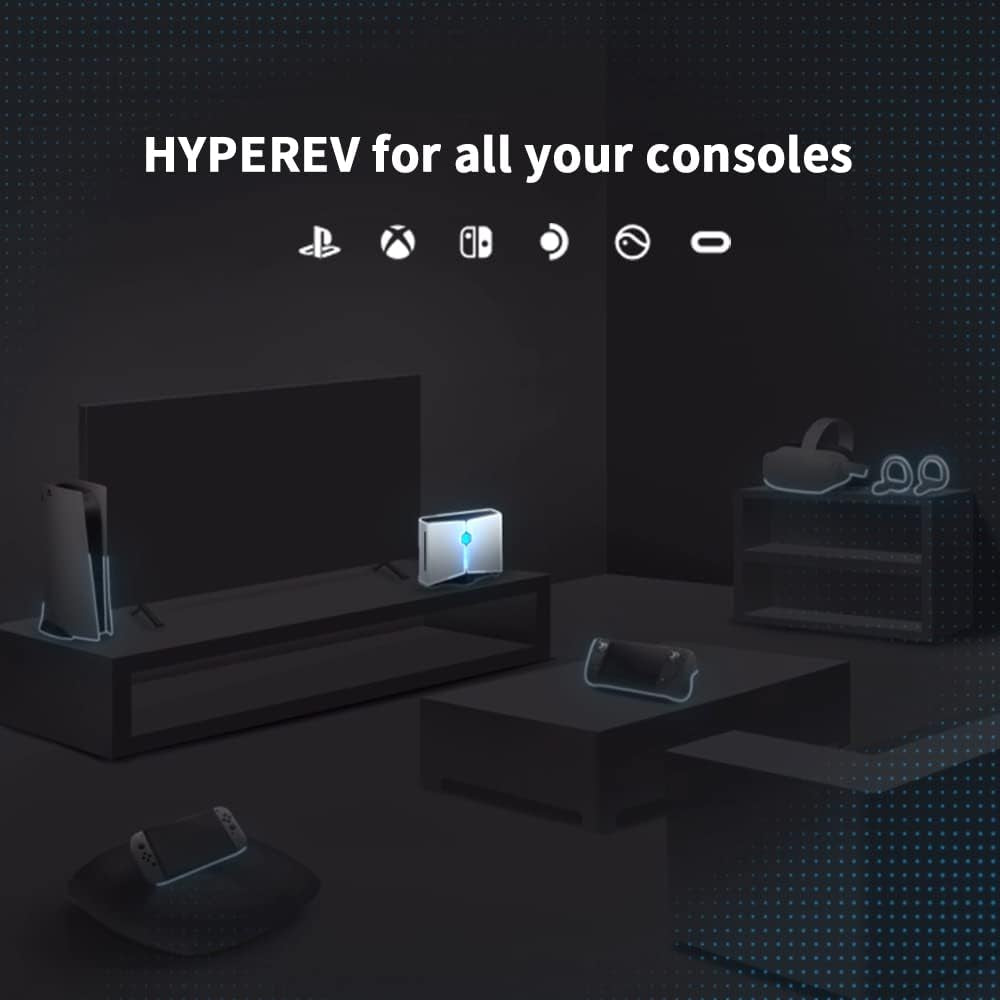 Gaming Booster Compatible With Ps5/Ps4/Xbox Series X|S/Xbox One/Nintendo Switch/Steam Deck/Oculus Quest 2/Pico 4 Pro/Pico Neo3