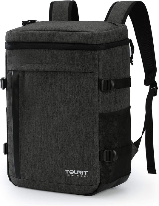 Large Capacity Insulated Cooler Backpack for Men and Women - Ideal for Picnics, Hiking, Camping, and Fishing - Holds 32 Cans