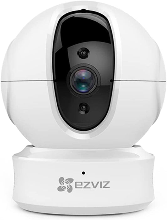 Indoor Pan/Tilt Wi-Fi Security Camera 2K+, Smart Tracking, Two-Way Talk with Google Assistant and Amazon Alexa Compatibility