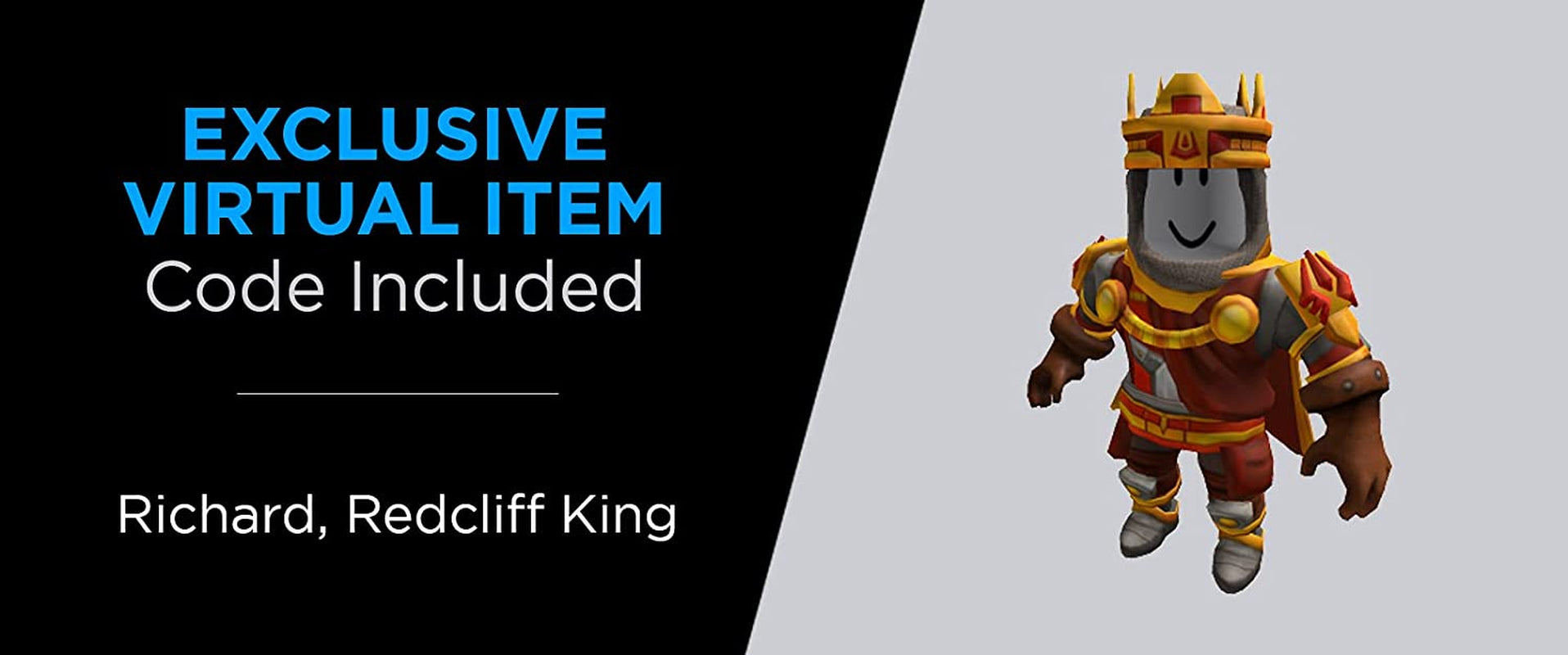 Roblox Action Collection - Champions of Roblox 15th Anniversary Gold Six Figure Pack, Includes Exclusive Virtual Item.