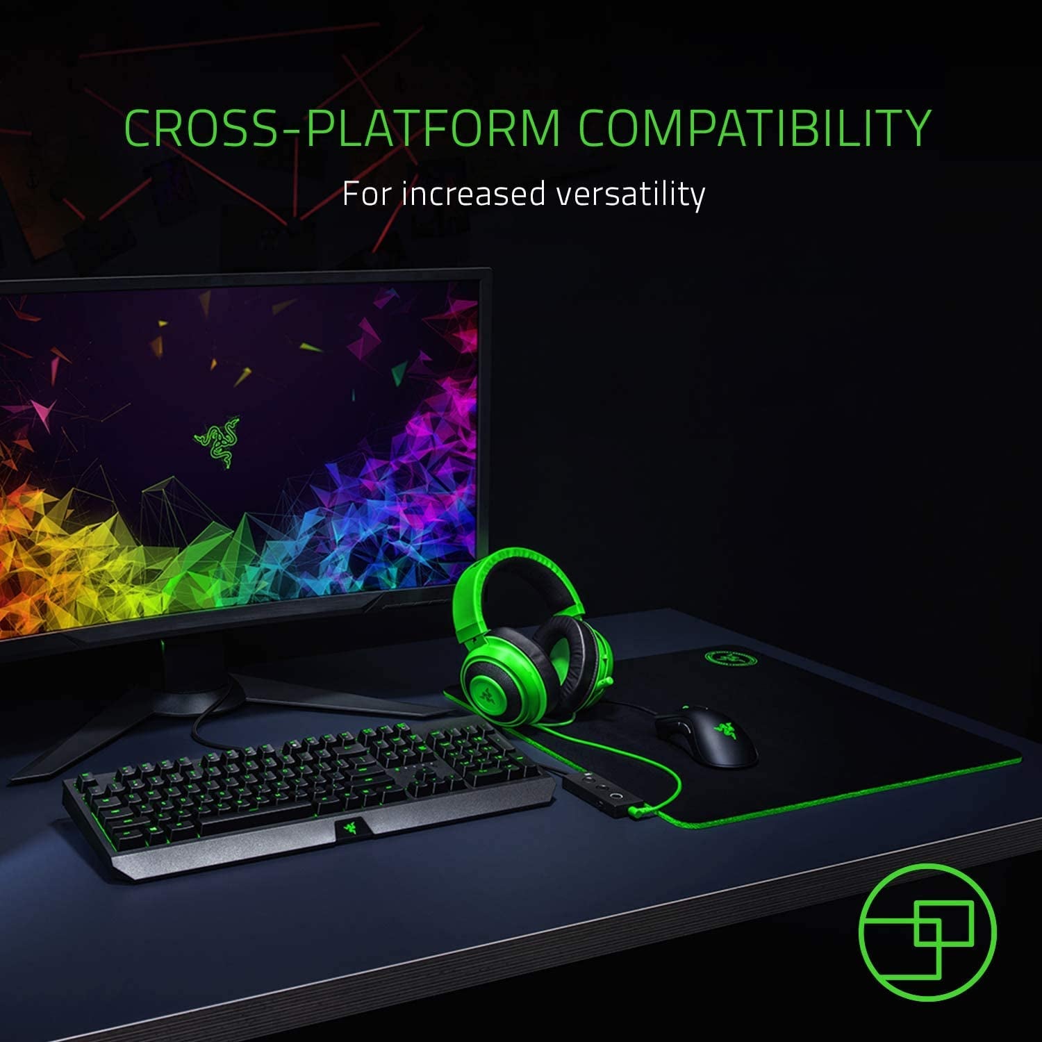 THX 7.1 Surround Sound Gaming Headset - Tournament Edition: Aluminum Frame - Retractable Mic - USB DAC Included - for PC, PS4, Nintendo Switch - Classic Black