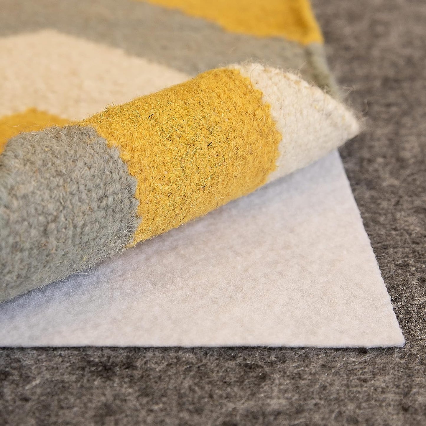Non-Slip Rug Pad for Rugs Over Carpet - 6 by 9-Feet 