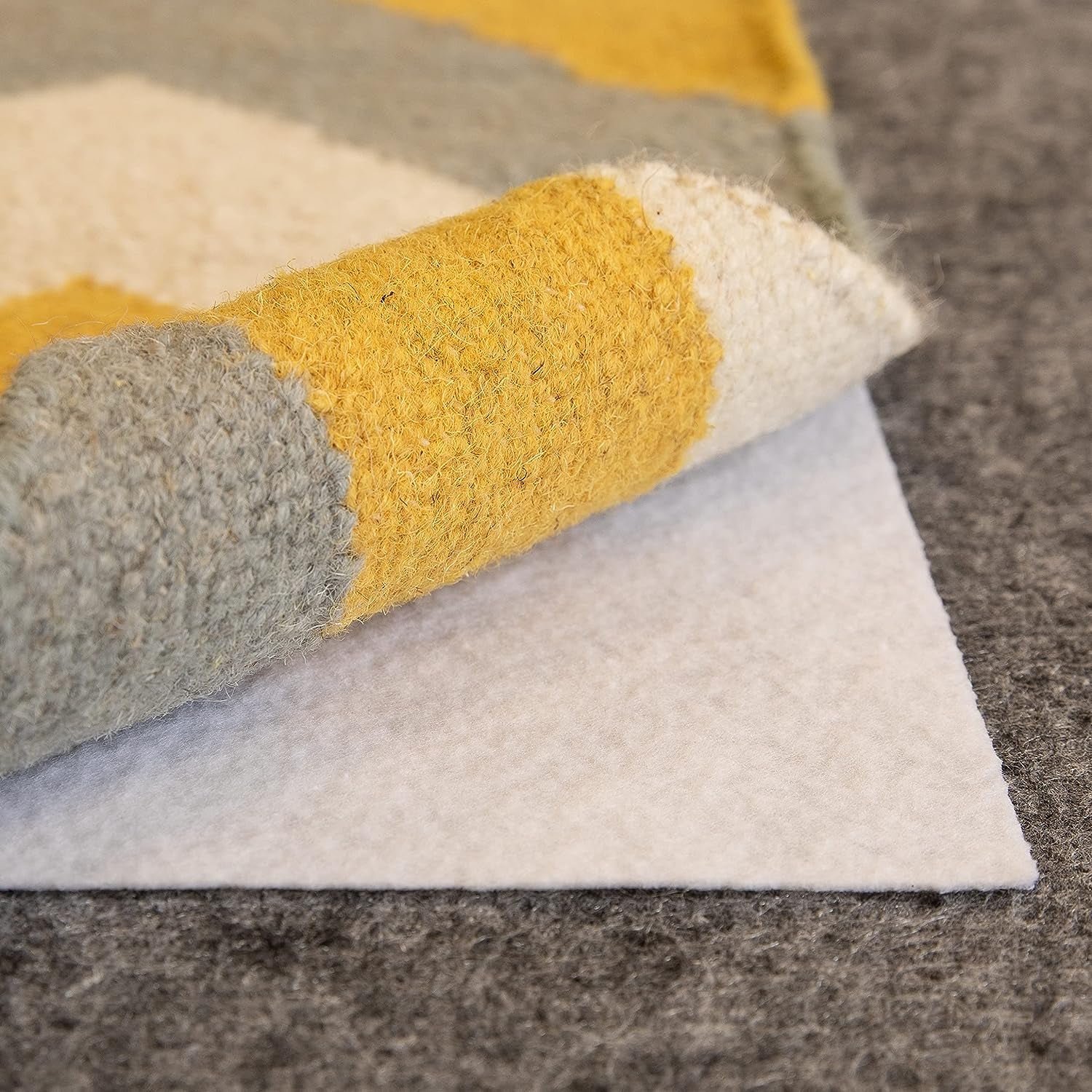 Non-Slip Rug Pad for Rugs Over Carpet - 6 by 9-Feet 