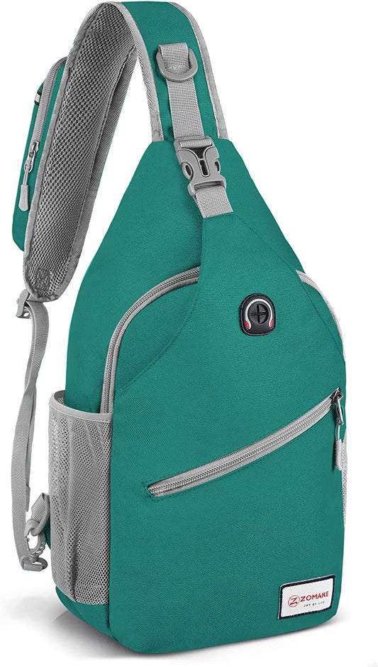 Crossbody Sling Bag - Shoulder Chest Bag for Women and Men - Ideal for Travel, Hiking, and Daypack Use
