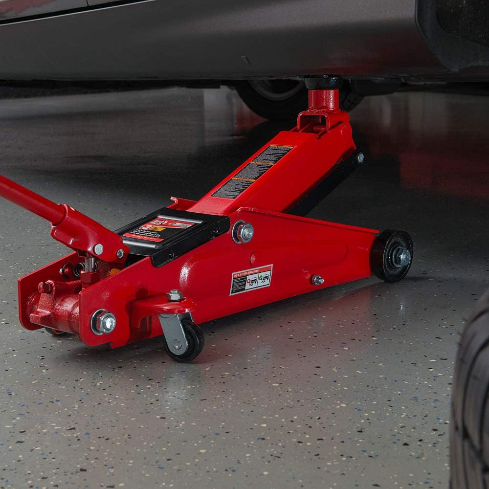 Torin Hydraulic Trolley Floor Jack - SUV / Extended Height, 3 Ton Capacity