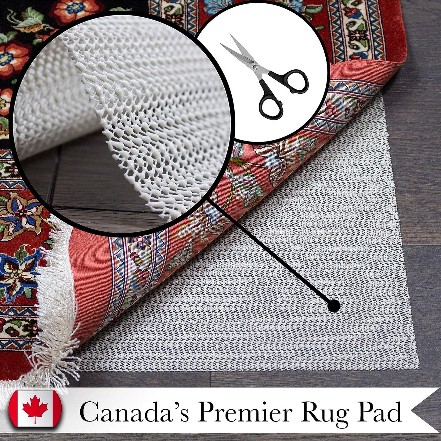 PVC Grip Non Slip Rug Pad 8x10