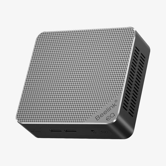  EQ12 Mini PC with N100 Processor (4C/4T), 16GB DDR5, 500GB SSD, WiFi6 Support, BT5.2, Dual NIC LAN, Triple Display, Ideal for Business Use