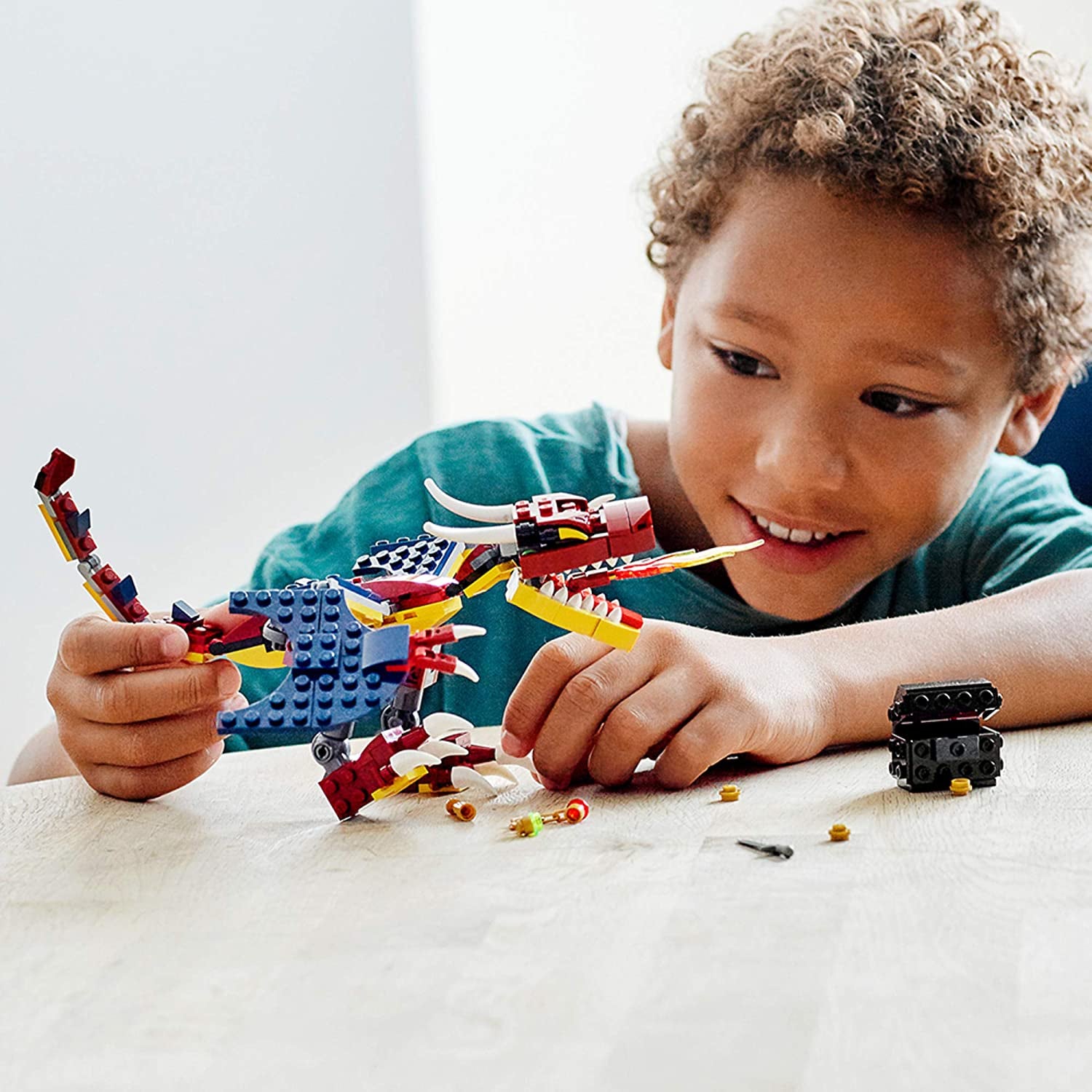 Creator 3in1 Fire Dragon 31102 Building Kit - A Sophisticated Buildable Toy for Children - Latest Release of 2020 (234 Pieces)