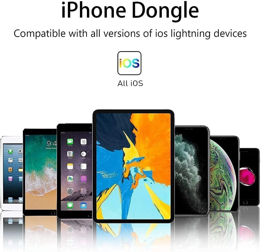 2-in-1 Headphone Jack Adapter for iPhone - Combines a 3.5mm Jack AUX Audio Dongle and Charging Cable Connector, Compatible with iPhone 11, 7, 8 Plus, X, 10, XS, XS Max, XR, and Supports All iOS Systems.