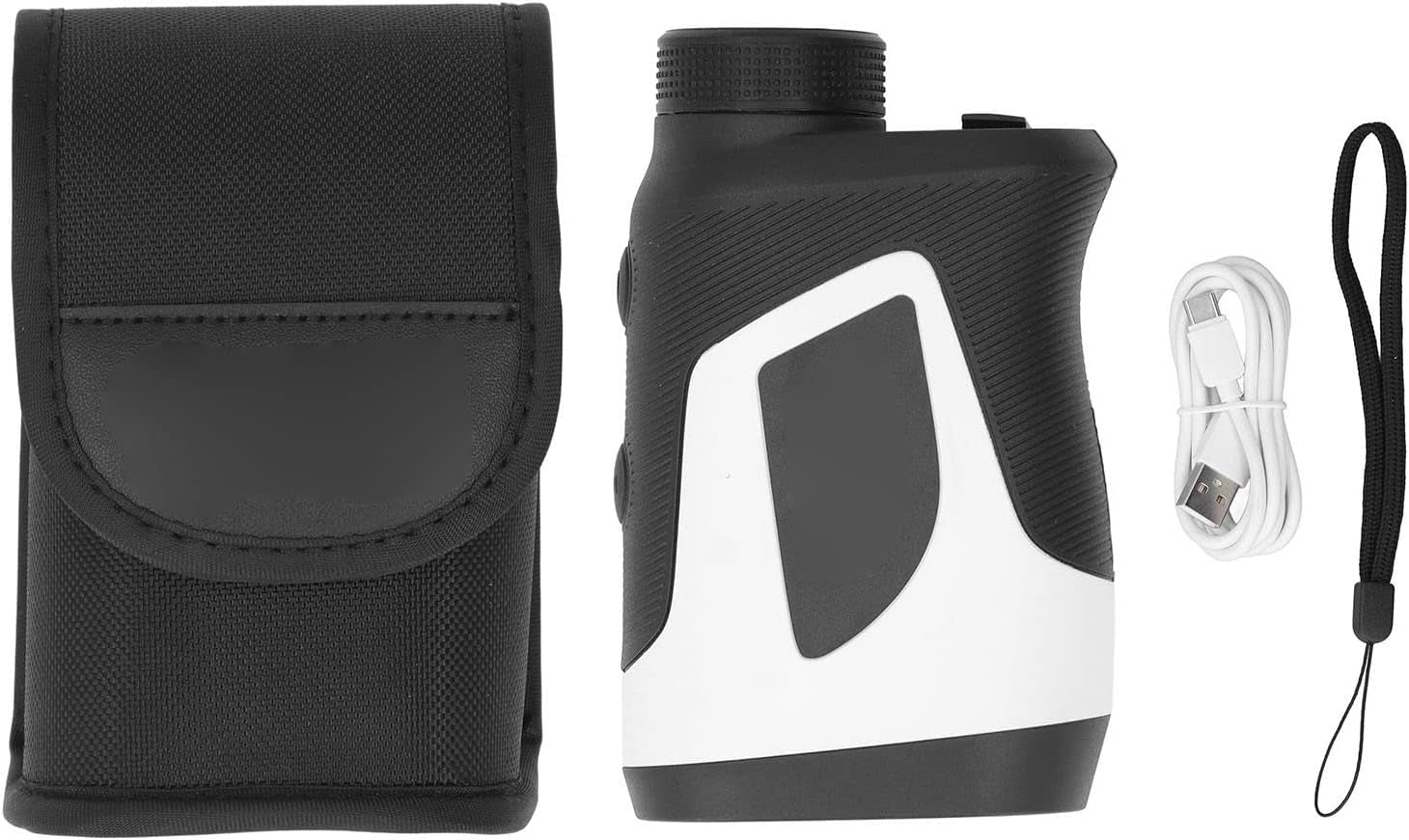 Clear View Laser Rangefinder, Built in Battery 3-500m High Accuracy Laser Range Finder for Outdoor