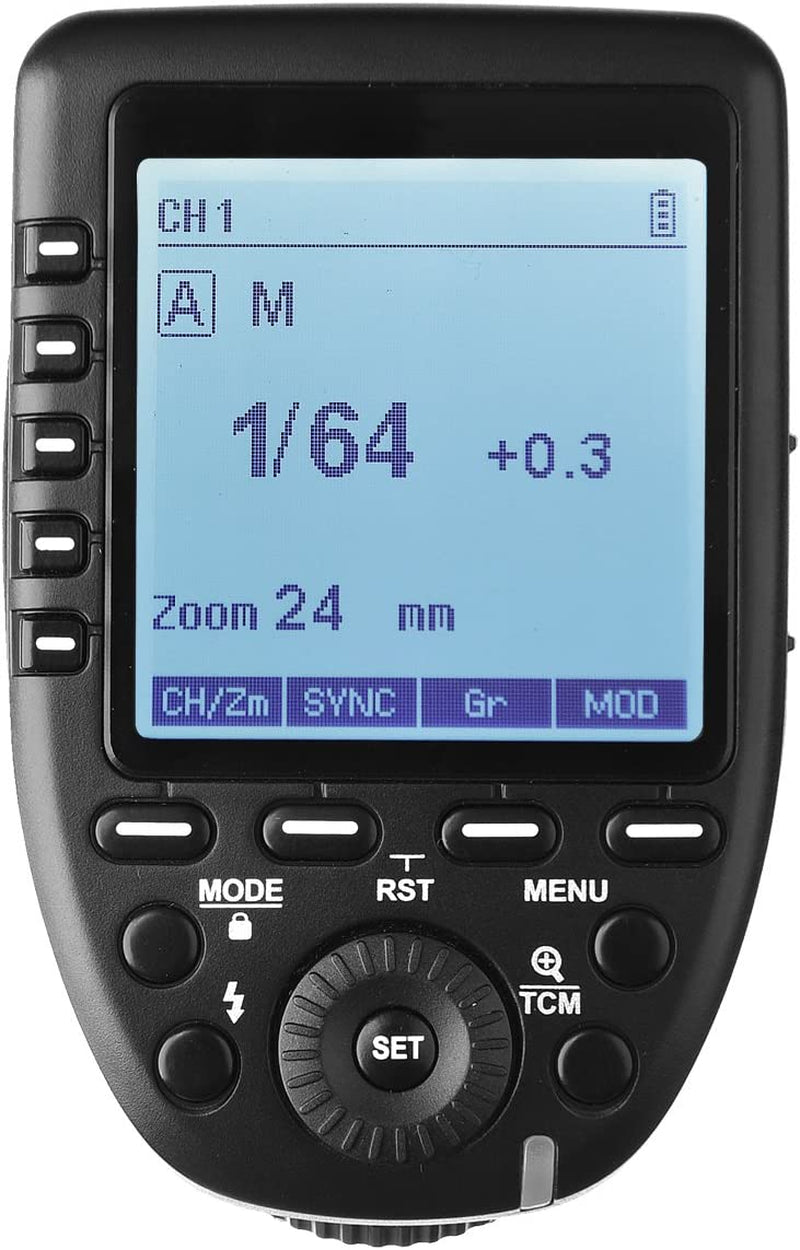 Sony TTL Wireless Flash Trigger Xpro-S with 1/8000S HSS, TTL-Convert-Manual Function, Large Slanted Screen Design, 5 Dedicated Group Buttons, and 11 Customizable Functions