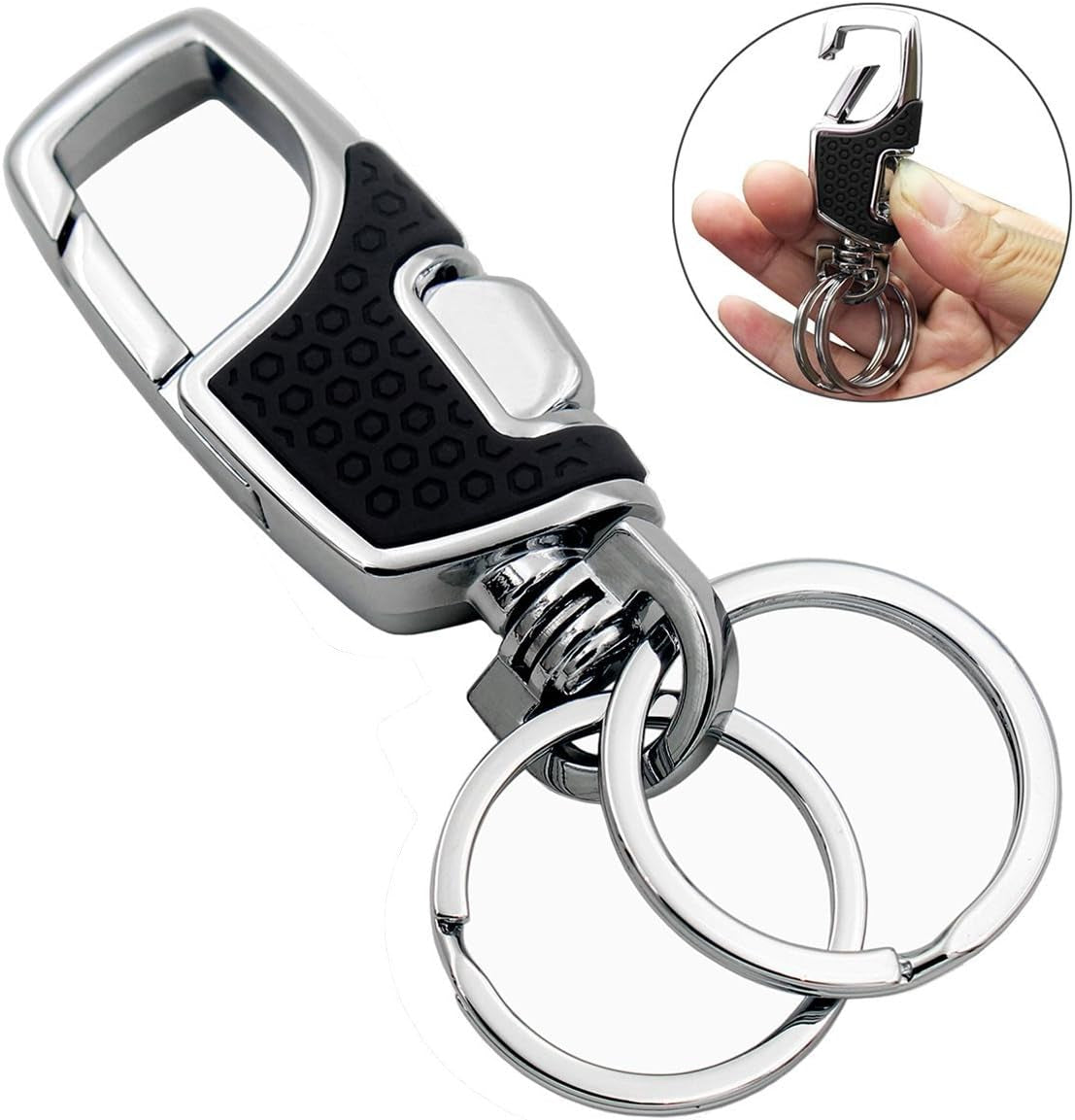 2 Pack Key Chain Bottle Keychain for Men and Women