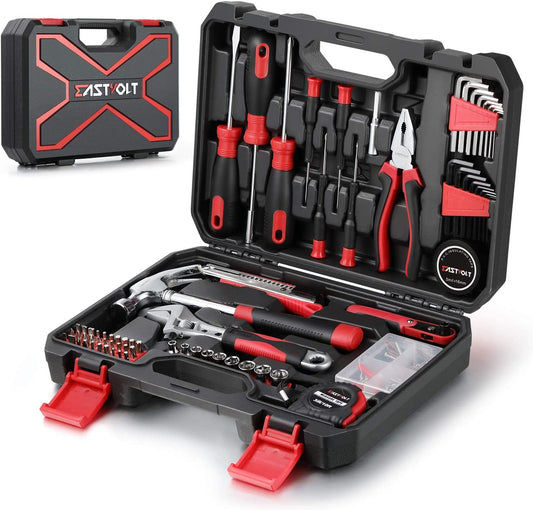 128-Piece Homeowner Tool Set with Toolbox - General Household Hand Tools