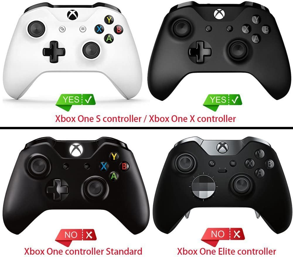 Red Chrome Front Housing Shell Faceplate for Xbox One S & Xbox One X Controller.