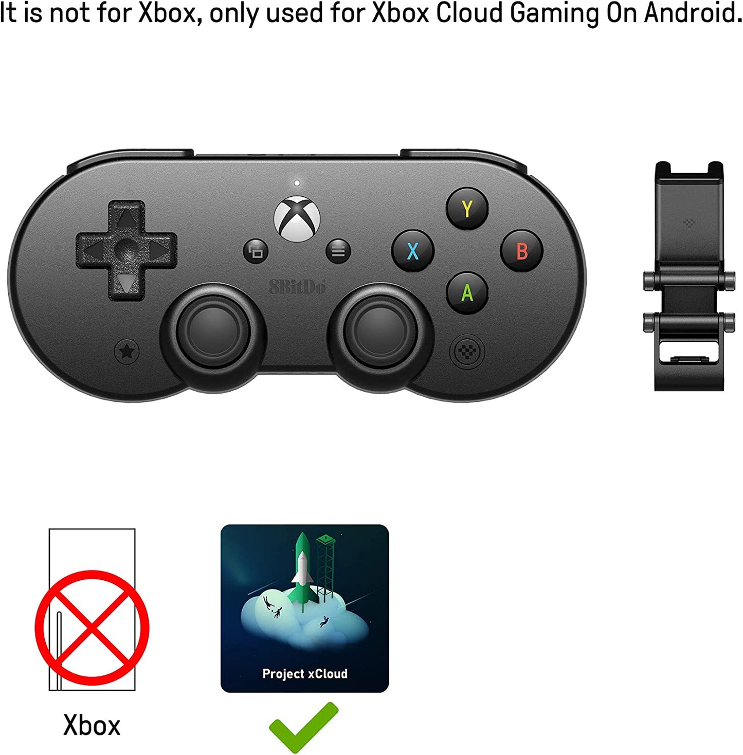 Android Sn30 Pro for Xbox Cloud Gaming - Includes Clip for Enhanced Mobile Gaming Experience