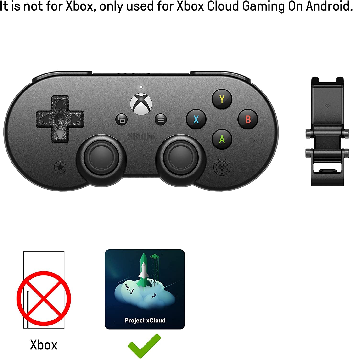 Android Sn30 Pro for Xbox Cloud Gaming - Includes Clip for Enhanced Mobile Gaming Experience