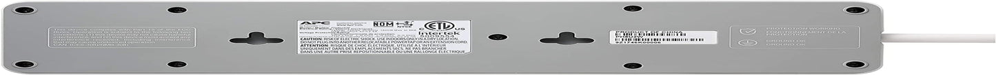 APC Surge Protector Power Strip with USB Charging Ports, 8 Outlets, 2160 Joules, Surgearrest Home/Office 