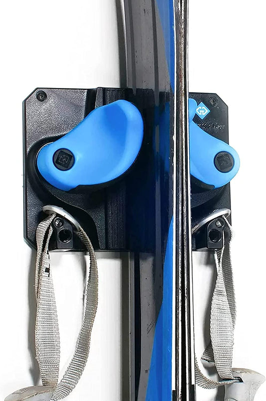 Premium Ski and Snowboard Wall Storage Rack - Protect Your Equipment with Gravity Grabber - Secure and Damage-Free Storage Solution - Universal Fit for All Skis and Snowboards