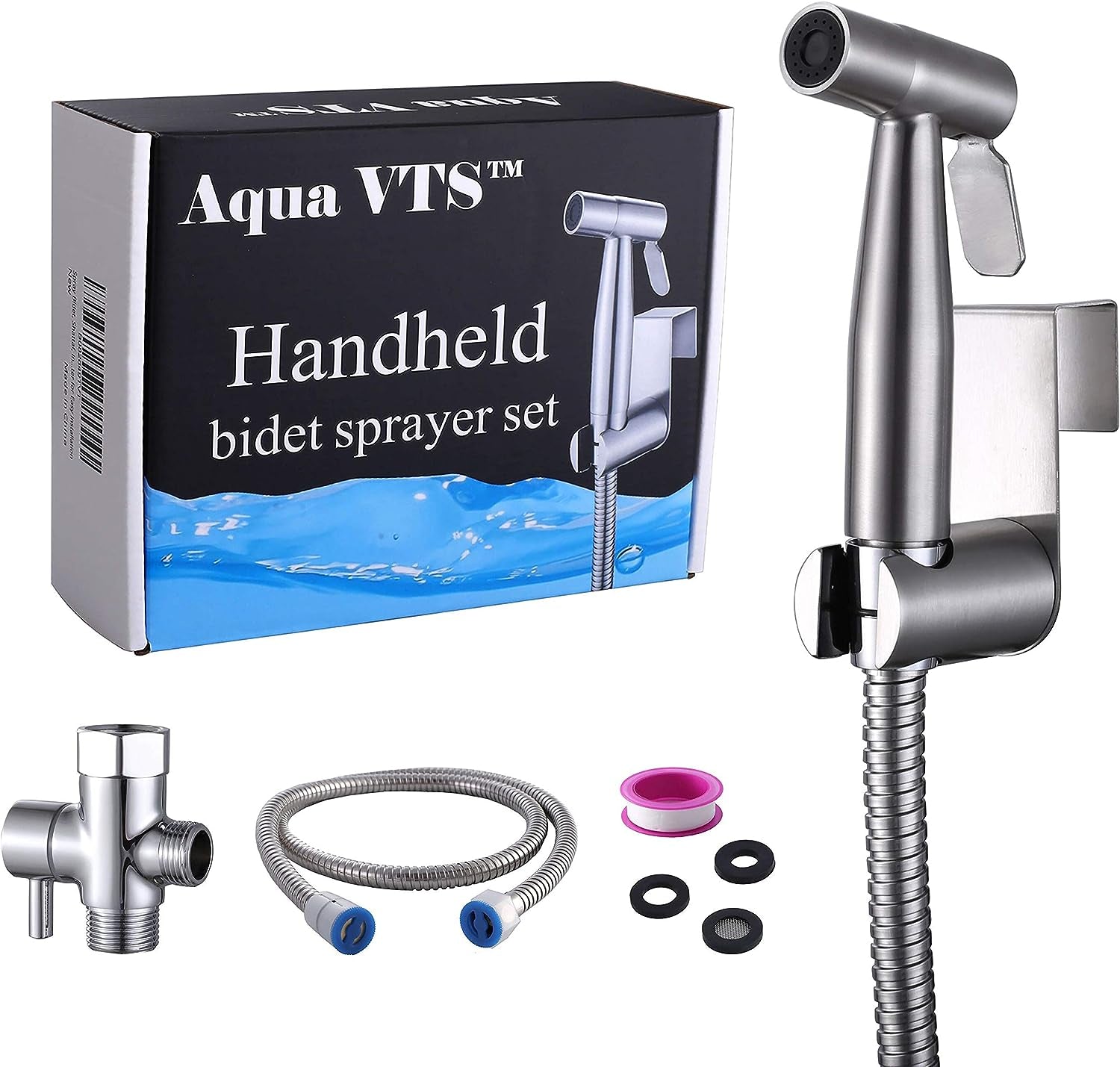 Spray Bidet, Including T Adapter for Easy Installation (Complete Set)