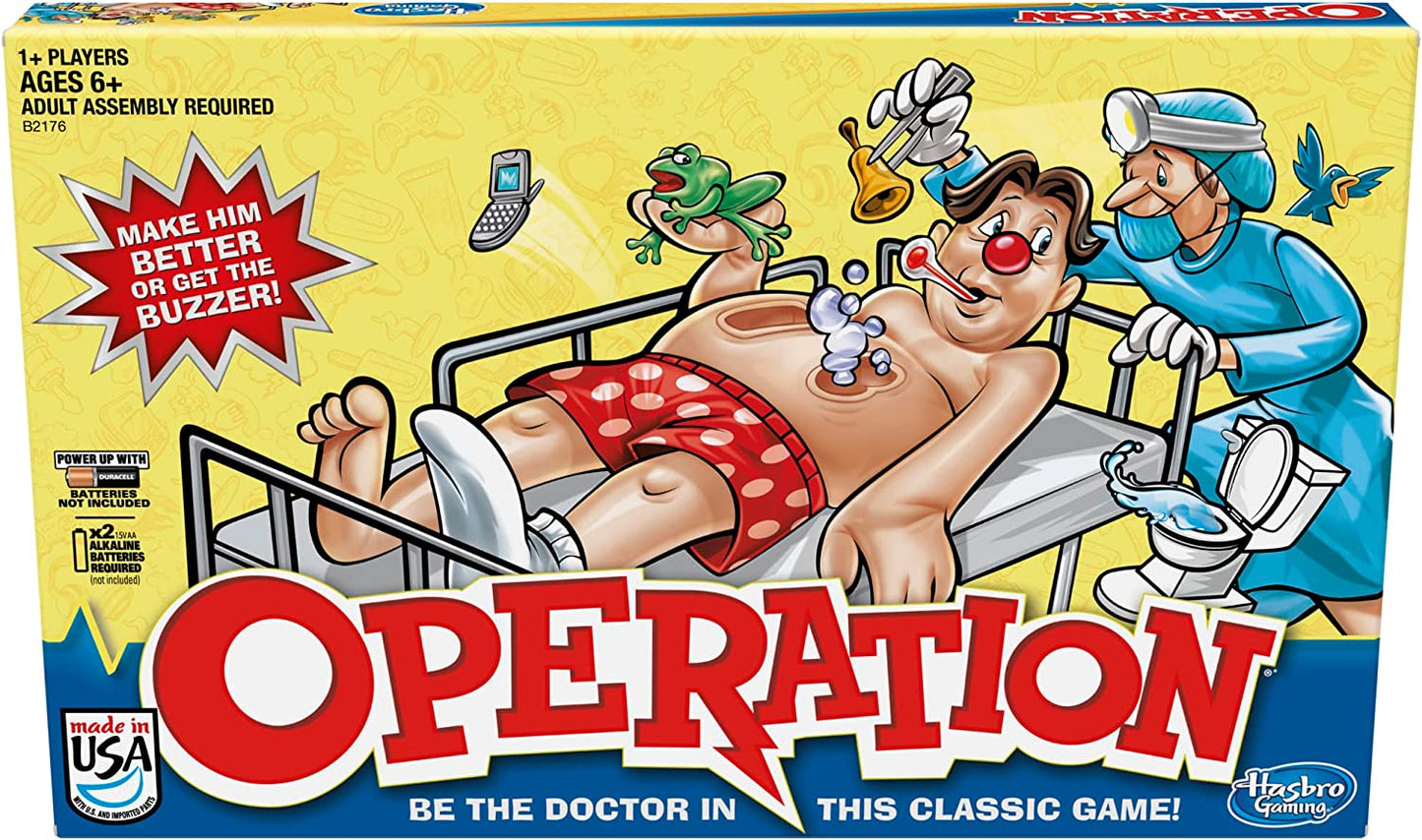 Hasbro Classic Operation Game,72 Months+