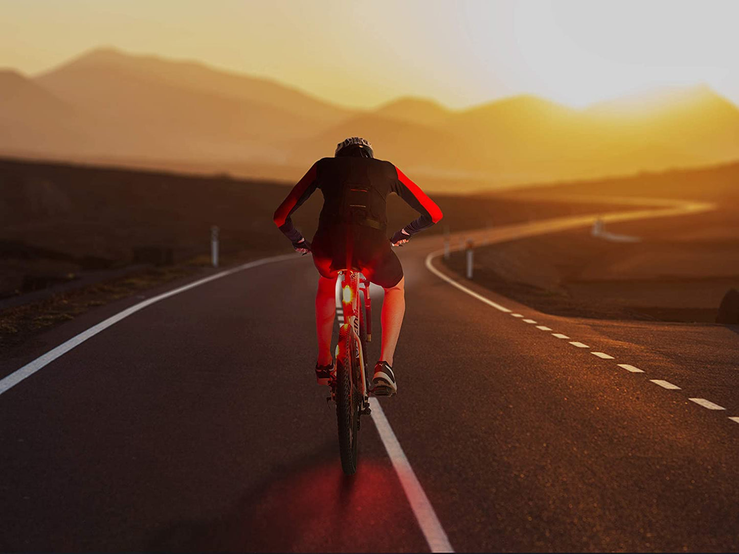 USB Rechargeable Bike Tail Light - High-Intensity 100 Lumens LED Bicycle Rear Light for Enhanced Cycling Safety