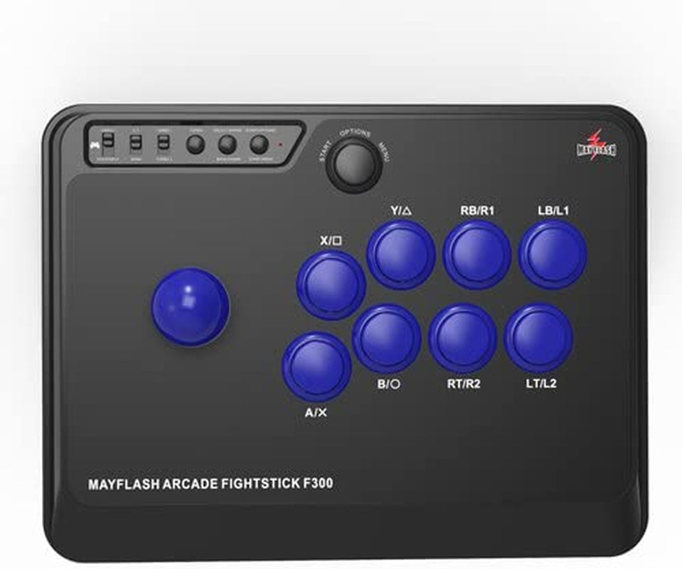 Arcade Fight Stick Joystick - F300: Compatible with PS4, PS3, Xbox One, Xbox 360, PC, Switch, and NEOGEO Mini.