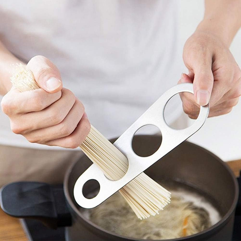 Stainless Steel Spaghetti Portion Measuring Tool - Precise Pasta Noodle Measurement Device