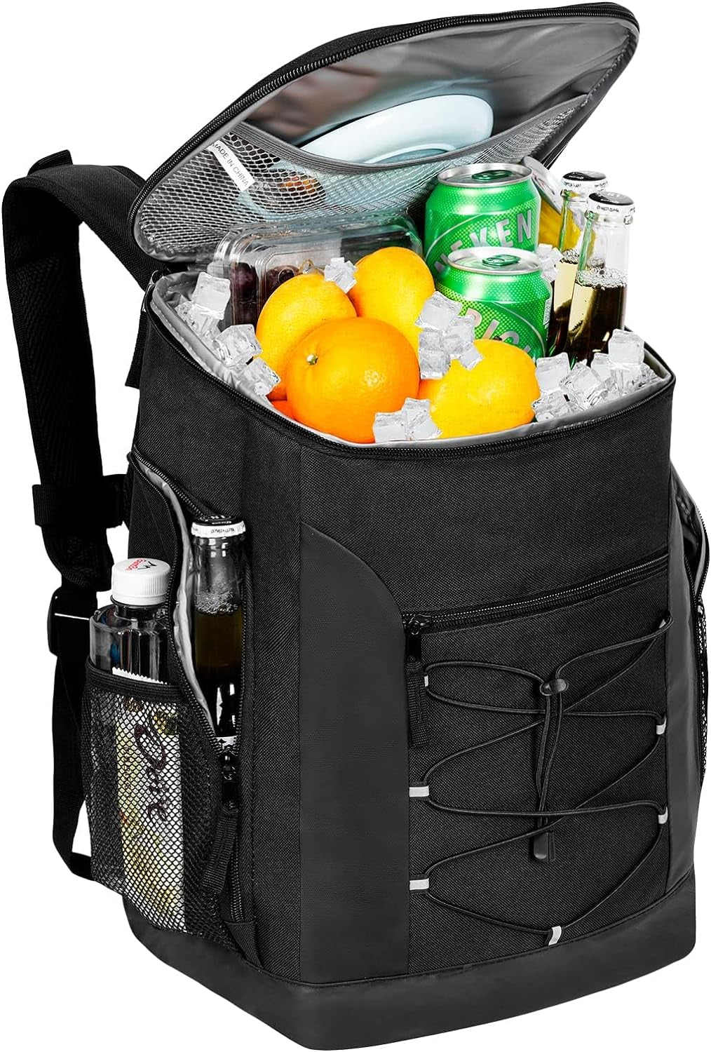 Insulated Leak-Proof Backpack Cooler for Men and Women - Waterproof Soft Cooler Bag for Camping, Hiking, Beach, Picnics, and Fishing - Holds 36/32 Cans