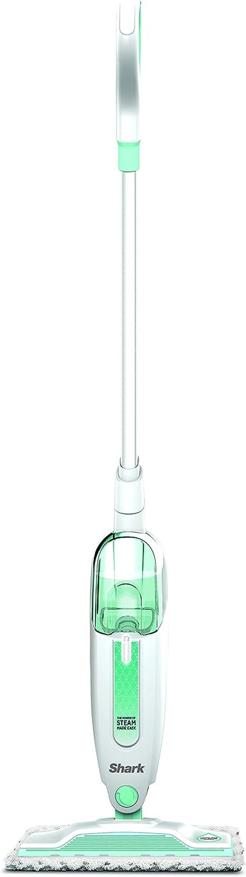 S1000C Steam Mop, White/Seafoam Blue - Canadian Version, 12.68 fl oz Water Tank