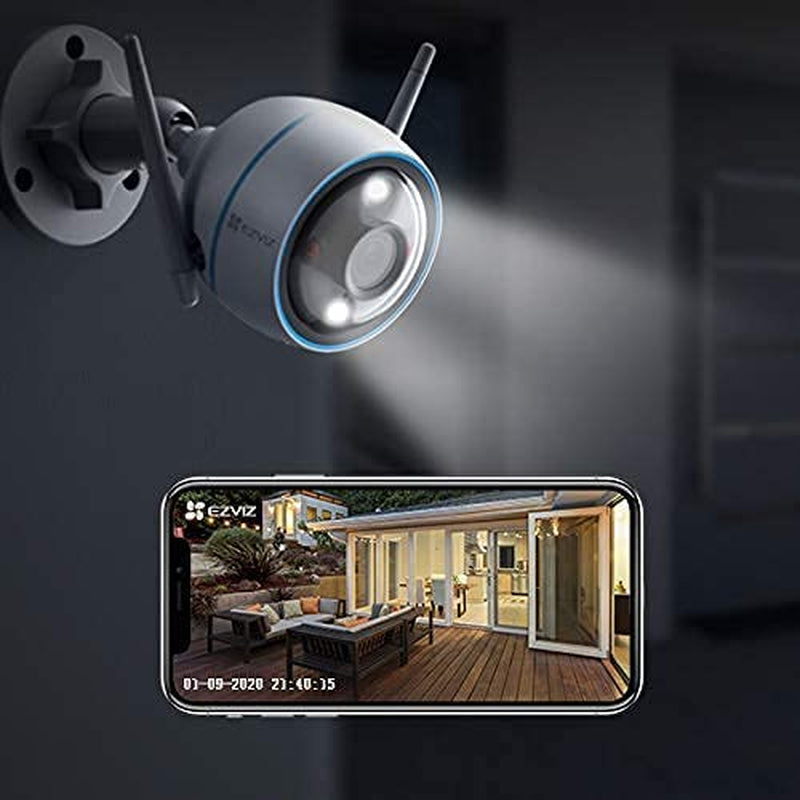 Outdoor Security Camera with Color Night Vision