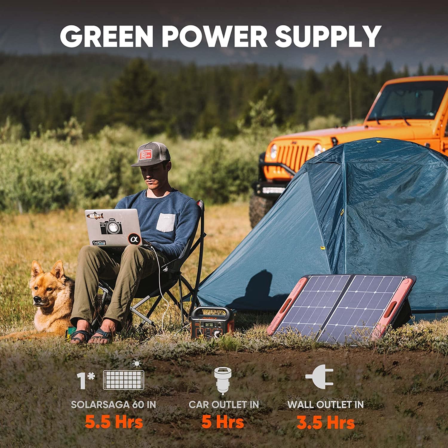 240 Portable Power Station - 240Wh Backup Lithium Battery with 110V/200W Pure Sine Wave AC Outlet - Ideal for Outdoors, Camping, Travel, Hunting, and Emergency Situations - Solar Generator (Solar Panel Not Included)