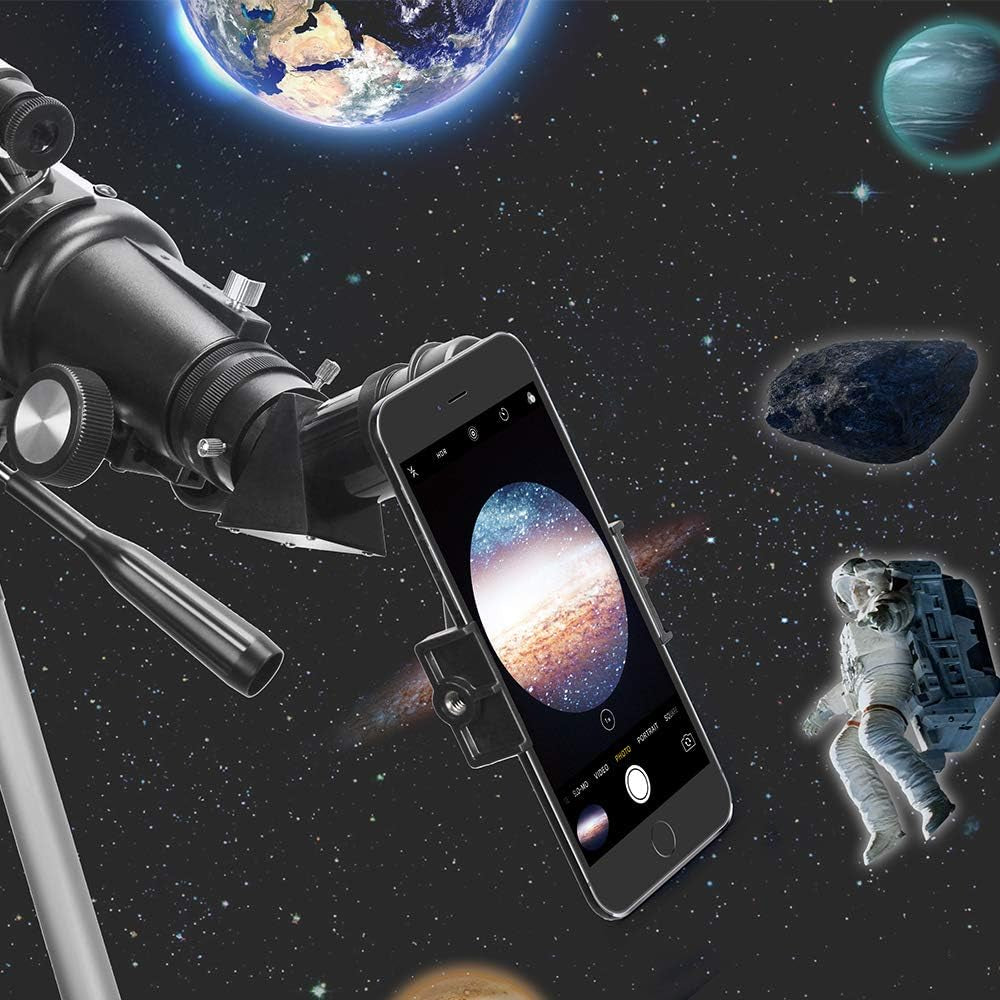 Astronomy Telescope for Beginners and Adults, 70mm Aperture 400mm Focal Length, AZ Mount, Fully Multi-Coated Optics, Complete with Tripod, Phone Adapter, and Backpack