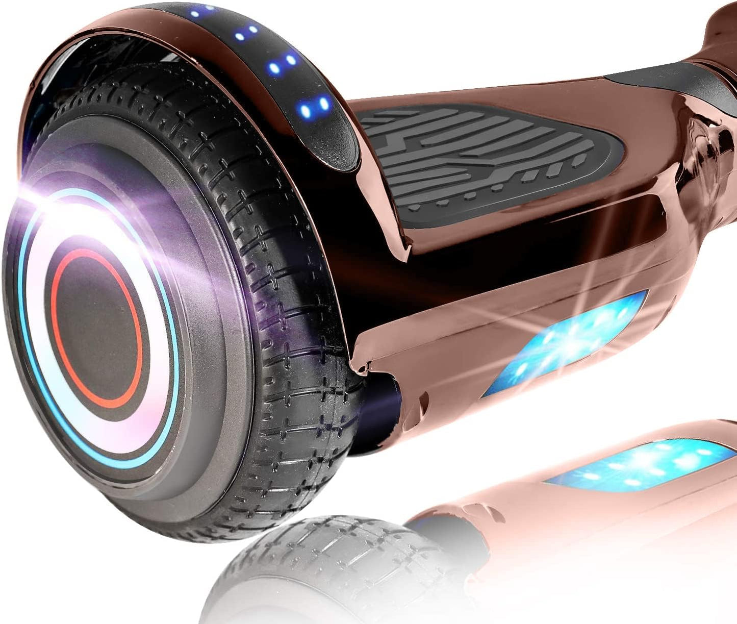 6.5'' Self Balancing Hoverboard Chrome Series with Wireless Speaker and UL2272 Certification