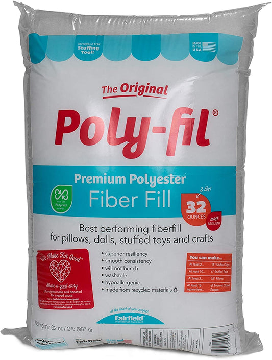 32 Premium Fiber Fill 32 Ounce Bag,