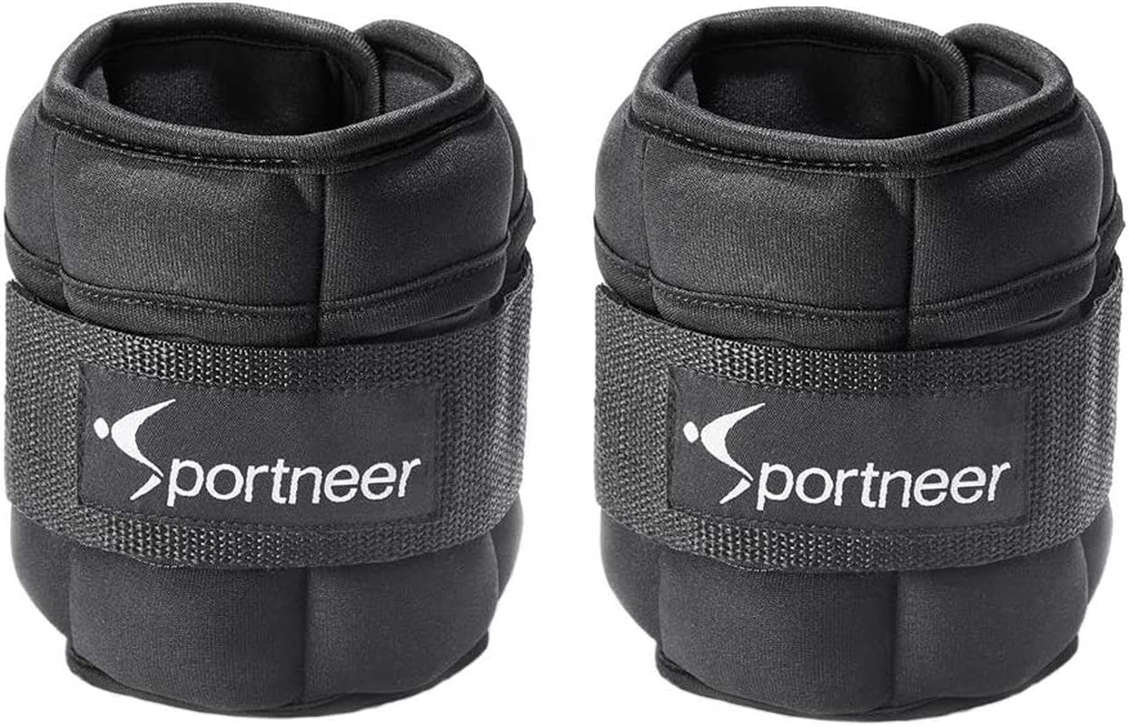 Adjustable Ankle Weights Set - 1 Pair, 2-10 lbs Leg Weight Straps for Women and Men - Ideal for Gym, Fitness, Workout, Walking, and Jogging - Each Ankle Weighs 1-5 lbs
