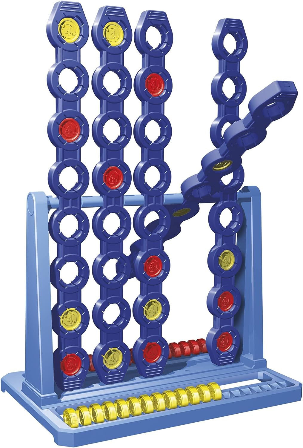 Connect 4 Spin Game, Spinning Connect 4 Grid, 2 Player Board Games for Family and Kids, Strategy Board Games, Ages 8 and Up (English & French)