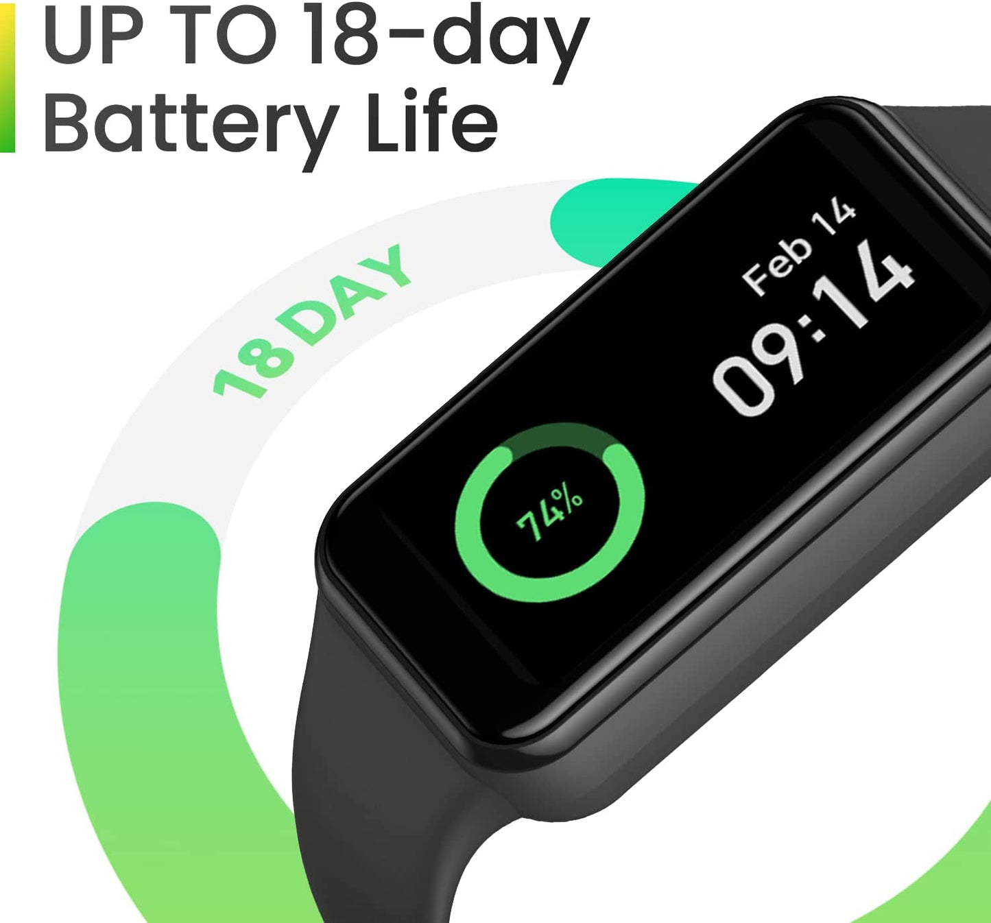 18-Day Battery Life Band 7 Fitness Tracker: Designed for Men and Women, with Alexa Built-In, 1.47” AMOLED Display, 24H Heart Rate & SPO₂ Monitoring, 120 Sports Modes, and 5 ATM Water Resistance