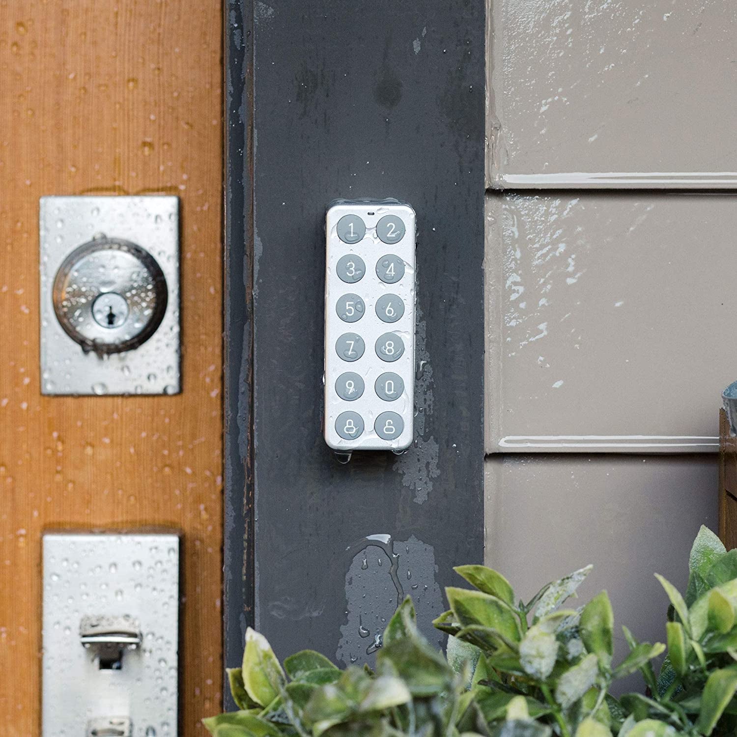 Wireless Bluetooth Keypad for Lock - Create, Share, and Use Unique Codes to Unlock Your Lock | Lock Sold Separately, Silver